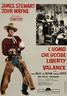 The Man Who Shot Liberty Valance - Italian Movie Poster (xs thumbnail)