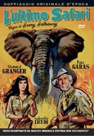 The Last Safari - Italian DVD movie cover (xs thumbnail)