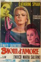 Tre notti d&#039;amore - Italian Movie Poster (xs thumbnail)