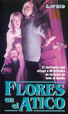 Flowers in the Attic - Argentinian VHS movie cover (xs thumbnail)