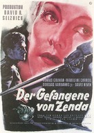 The Prisoner of Zenda - German Movie Poster (xs thumbnail)