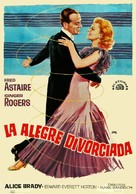 The Gay Divorcee - Spanish Movie Poster (xs thumbnail)