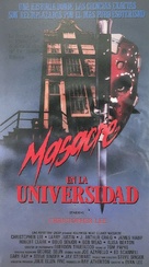 Meatcleaver Massacre - Spanish VHS movie cover (xs thumbnail)