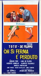 Chi si ferma &egrave; perduto - Italian Theatrical movie poster (xs thumbnail)