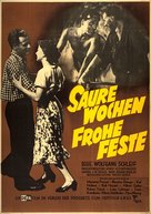 Saure Wochen - frohe Feste - German Movie Poster (xs thumbnail)