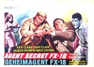 Agent secret FX 18 - Belgian Movie Poster (xs thumbnail)