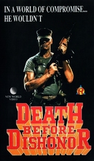 Death Before Dishonor - Croatian VHS movie cover (xs thumbnail)
