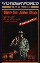 Meet John Doe - German Movie Cover (xs thumbnail)