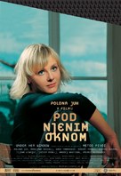 Pod njenim oknom - Slovenian poster (xs thumbnail)
