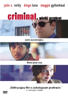 Criminal - Polish DVD movie cover (xs thumbnail)