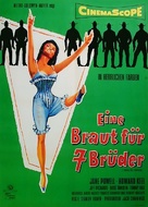 Seven Brides for Seven Brothers - German Movie Poster (xs thumbnail)