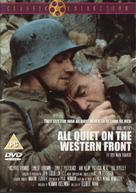 All Quiet on the Western Front - British DVD movie cover (xs thumbnail)