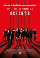 Ocean&#039;s 8 - Finnish Movie Poster (xs thumbnail)