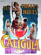 Le calde notti di Caligola - French Movie Poster (xs thumbnail)