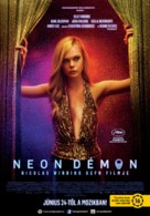 The Neon Demon - Hungarian Movie Poster (xs thumbnail)