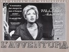 L&#039;avventura - British Re-release movie poster (xs thumbnail)
