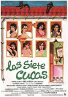 Las siete cucas - Spanish Movie Poster (xs thumbnail)