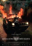 Flickan som lekte med elden - Norwegian Movie Poster (xs thumbnail)