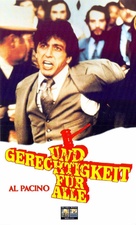 ...And Justice for All - German VHS movie cover (xs thumbnail)