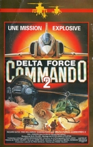 Delta Force Commando II: Priority Red One - French VHS movie cover (xs thumbnail)
