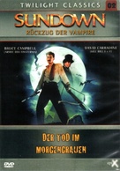 Sundown: The Vampire in Retreat - German DVD movie cover (xs thumbnail)