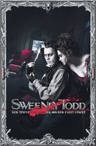 Sweeney Todd: The Demon Barber of Fleet Street - German Movie Poster (xs thumbnail)