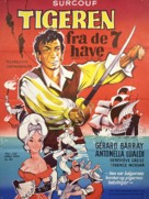 Surcouf, l&#039;eroe dei sette mari - Danish Movie Poster (xs thumbnail)