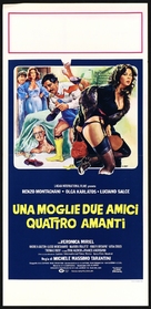 Una moglie, due amici, quattro amanti - Italian Movie Poster (xs thumbnail)