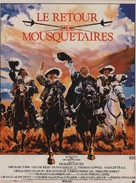 The Return of the Musketeers - French Movie Poster (xs thumbnail)