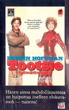 Tootsie - Finnish VHS movie cover (xs thumbnail)