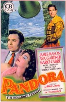 Pandora and the Flying Dutchman - Spanish Movie Poster (xs thumbnail)