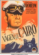 Five Graves to Cairo - Swedish Movie Poster (xs thumbnail)