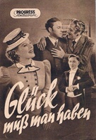 Gl&uuml;ck mu&szlig; man haben - German poster (xs thumbnail)