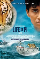 Life of Pi - Malaysian Theatrical movie poster (xs thumbnail)