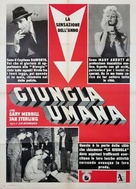 The Human Jungle - Italian Movie Poster (xs thumbnail)