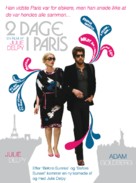 2 Days in Paris - Danish Movie Poster (xs thumbnail)