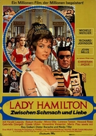 Le calde notti di Lady Hamilton - German Movie Poster (xs thumbnail)