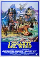 The Mountain Men - Italian Movie Poster (xs thumbnail)