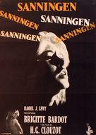 La v&eacute;rit&eacute; - Swedish Movie Poster (xs thumbnail)