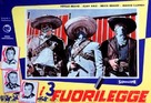 The Three Outlaws - Italian Movie Poster (xs thumbnail)