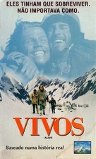 Alive - Brazilian VHS movie cover (xs thumbnail)