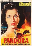 Pandora and the Flying Dutchman - Italian Movie Poster (xs thumbnail)