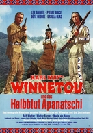 Winnetou und das Halbblut Apanatschi - German Movie Poster (xs thumbnail)