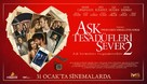 Ask Tesad&uuml;fleri Sever 2 - Turkish Movie Poster (xs thumbnail)