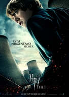 Harry Potter and the Deathly Hallows - Part 1 - German Movie Poster (xs thumbnail)