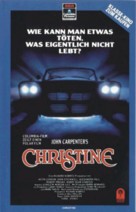 Christine - German VHS movie cover (xs thumbnail)