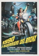 1990: I guerrieri del Bronx - Italian Movie Poster (xs thumbnail)