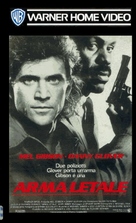 Lethal Weapon - Italian VHS movie cover (xs thumbnail)