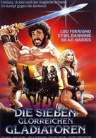 I sette magnifici gladiatori - German Movie Poster (xs thumbnail)