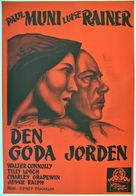 The Good Earth - Swedish Movie Poster (xs thumbnail)